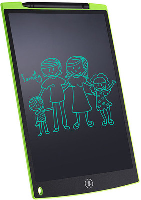 WRADER Big Size 12 Inch Writing Pad for Kids, Reusable and Erasable LCD Writing Tablet(Green, Black)