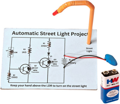 Esptronics Automatic Street Light Science Project Working Model Kit for class 12 Students(Multicolor)