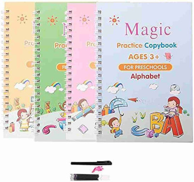 Labhimpex 779-Magic Practice Copy Book Number Tracing Book For Preschoolers-779-AA-2879(Multicolor)