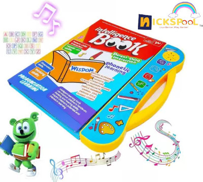 Nickspool Education Study Book, English Reading Book Intelligent Audio Book for Kids(Multicolor)