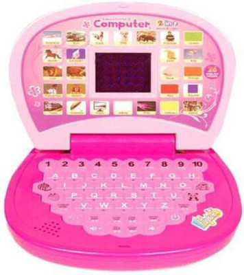 SOPALI LAP-Educational Learning laptop toy | LED Display, Light & Music_T236(Pink)