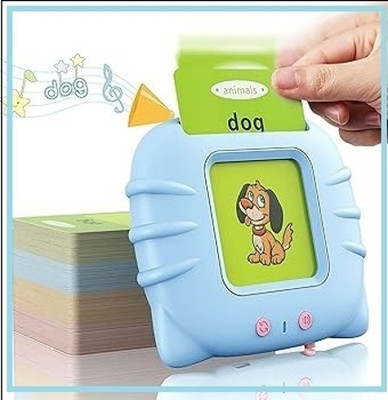 samipna Preschool Electronic Reading Early Talking Flashcards Toy(Multicolor)