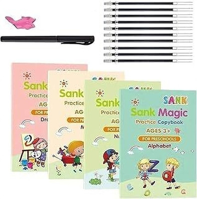 Labhimpex New-Magic Book: Match & Learn Fun Pages(Multicolor)