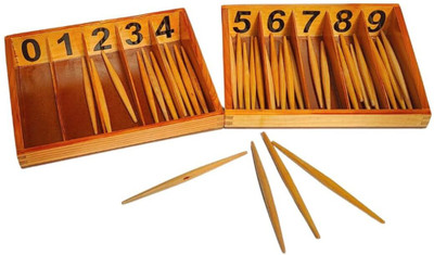 BRILLA Montessori Spindle Box(Multicolor)