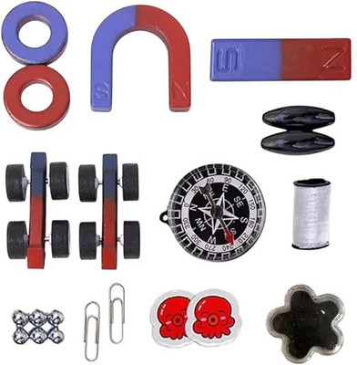 Bazaar Science Kit for Kids – Magnetic Science Experiments Learning Kit for School(Multicolor)