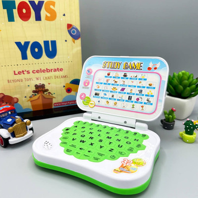 Zuuluzrs BEN 10 Mini Laptop English Learner Study Game Computer Toy(Green)