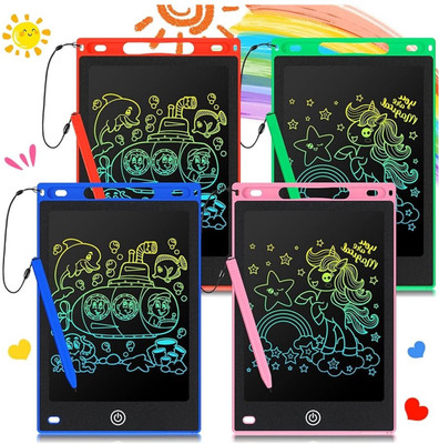 TOY NAGRI 8.5 Writing Tablet Pad LCD E-Writer Electronic Writing Pad/ Serial no 44(Brown)