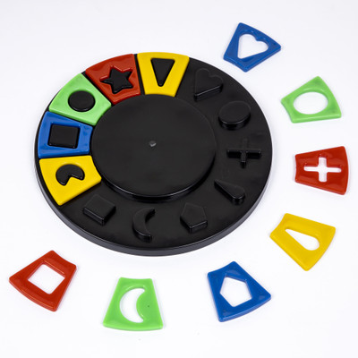 SaffronTrade Circle Shape Jigsaw Puzzle Educational Early Learning Geometric Circle Puzzle(12 Pieces)