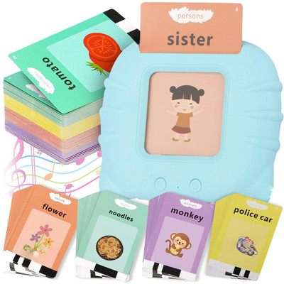 Lattice Card Early Education Device Words Flash Cards For Kids(Multicolor)