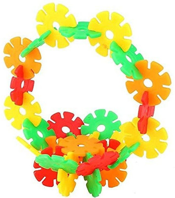 Cyrus DOWN PRICE Building Blocks Snowflake Educational Children Construction Toys(Multicolor)