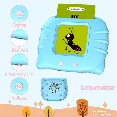 KomalSG Colorful Double-Sided Flash Cards, Interactive Learning Toys for Children(Multicolor)