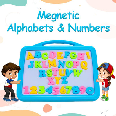 zokato 3 in 1 Lovely Magnetic Slate For Kids(Multicolor)