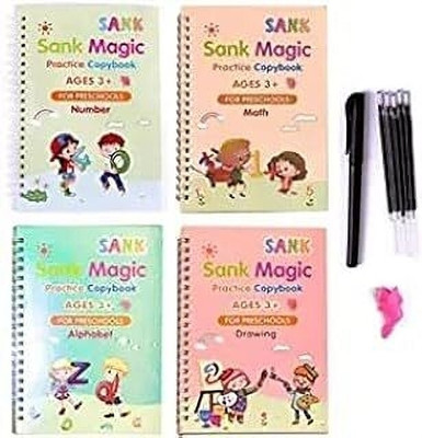 Labhimpex New-Magic Book: Number and Word Play Set(Multicolor)