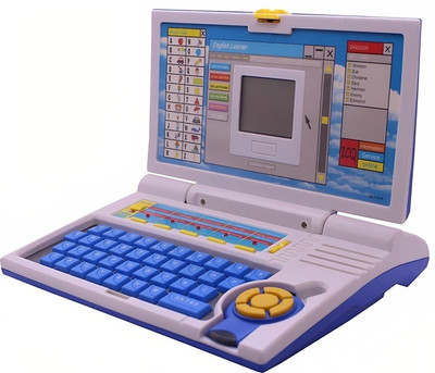kinegic English Learner Laptop & Keyboard, Mouse Control, 20 Activities For Learn & Play(Multicolor)