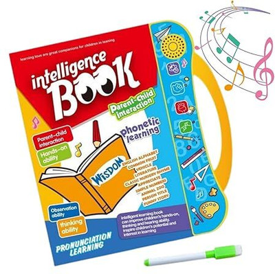 hda group Intelligence Sound Book | English Letters Learning Book(Multicolor)