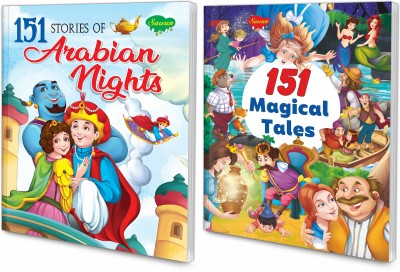 Sawan Present Set Of 2 Story Books | 151 Series | Magical Tales & Arabian Nights(Perfect Binding, Manoj Publications Editorial Board)