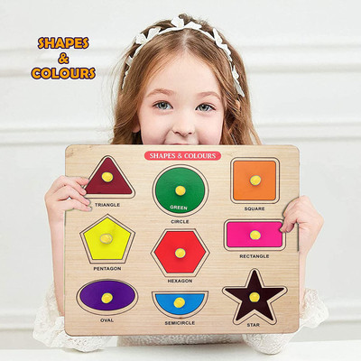 blue seed Sorting Blocks Board Game Pegboard Puzzle Geometric Shape Puzzles Learning Toys(1 Pieces)