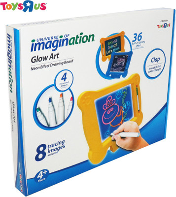 Toys R Us Universe of Imagination Glow Art Neon Effect Drawing Board(Blue)