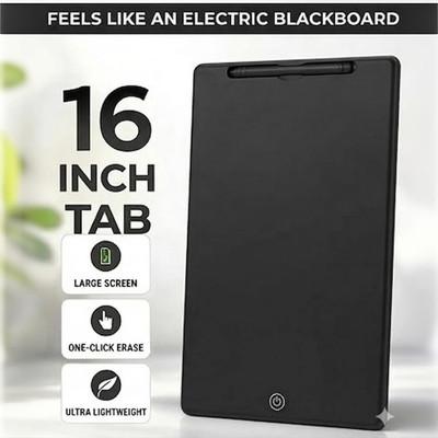 safamarwah 16 inch LCD Writing Pad ,Writing Tablet(Black)