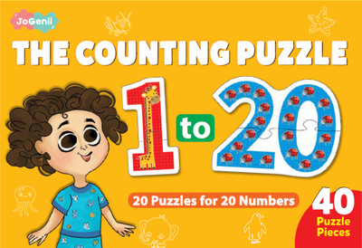Jogenii 1-20 Counting Puzzle - Animal Edition(Multicolor)