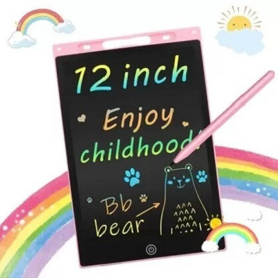 3 Jokers 12 inch LCD Pad Writing Tablet, Writing Pad Notepad for Kids & Adults(Multicolor)