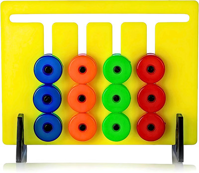 KEATON Montessori Slide Puzzles - Brain Game for Kids - 3 4 5 Year Baby Activity Toys(Multicolor)