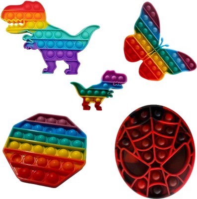 MagicPlay Ultimate Playtime Pack - Spiderman, Hexagon, and Butterfly(Multicolor)