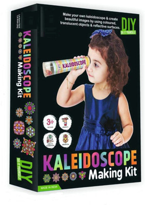 BKDT Marketing Educational DIY kIT Kaleidoscope Making Kit Play and Learn Set for Kids(Multicolor)