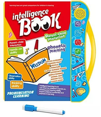 VAALYATOYS Intelligence Sound Book for Kids with Pen English Letters & Words Learning Book(Multicolor)