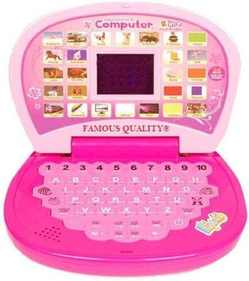 jmv Educational Laptop Toys for Kids, Numbers Alphabets Learning Baby Toys(Multicolor)