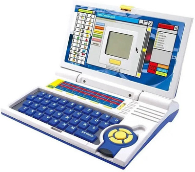 JR CLUB Kids Laptop Computer Toys Activity Electronics Alphabet & Number Learning Toy(Multicolor)