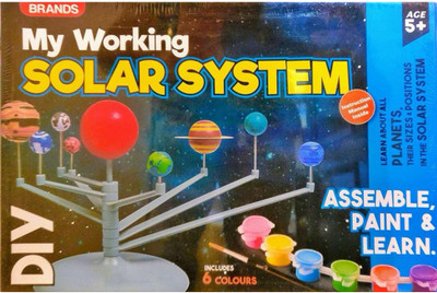 Jayaansh Traders Solar System DIY Kit Learning & Educational Toy For Kids..(Multicolor)