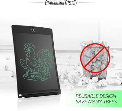 BMT LCD 8.5-inch Electronic Writing Pad/Tablet/Digital Slate/Drawing Board 1298(Multicolor)