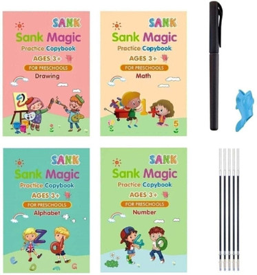 ashaworld Magic Book: Counting and Reading Play Set(Multicolor)