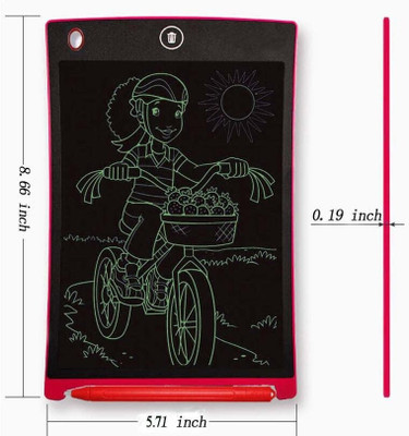 FRRENO LCD 8.5-inch Electronic Writing Pad/Tablet/Digital Slate/Drawing Board 1439(Multicolor)