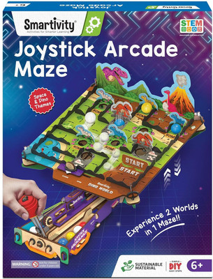 Smartivity Joystick Arcade Maze Kit for Kids 6-7-8-9-10-11-12-13-14 Years Old Boys & Girls(Multicolor)