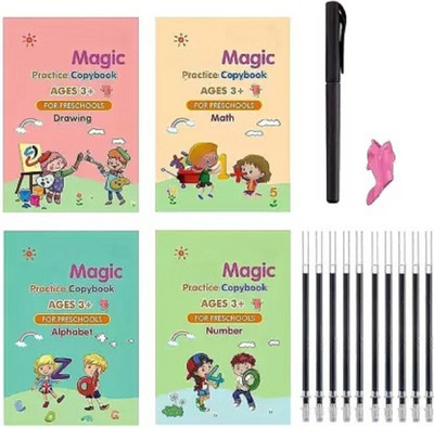 Labhimpex New-Magic Book: Letters and Numbers Kit Deluxe(Multicolor)
