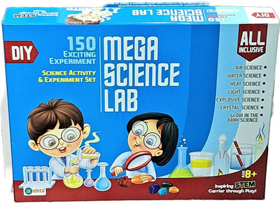 vbo Mega Science Lab Kit – 150 STEM Experiments | DIY Educational Toy (8+ Years)(Multicolor)
