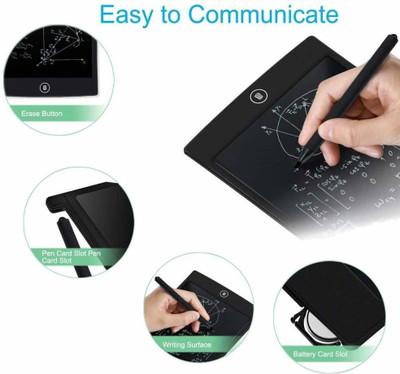 Toyvala LCD 8.5-inch Electronic Writing Pad/Tablet/Digital Slate/Drawing Board 496(Multicolor)
