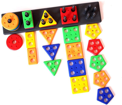 LEVIATHAN Intellectual Smart Activity Fun and Learning Geometrics Game for Kids(Multicolor)