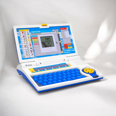 SNM97 Educational English Learner Laptop with Mouse for Kids 20 Activity Games toy_323(Multicolor)