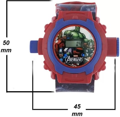 SALINA Projector Watch for Kids Unique 24 Images Digital Display Projector 24 Projector Photo Series Digital Avenger Kids Watch Digital Watch  - For Boys & Girls