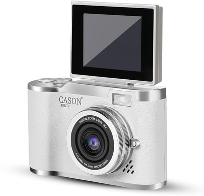 CASON 48MP Digital Camera for Kids-Real Photo & Video Mini Camera for Photography Sports and Action Camera(White, 1080 MP)