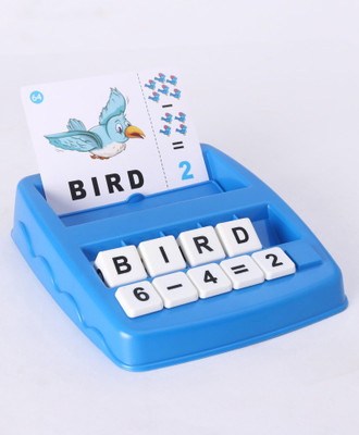zokato Word Builder 2 In 1 Letters Matching Game - Blue Board Game Accessories