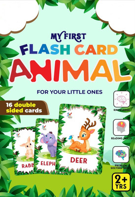 Domios Animal Flash Cards For Kids(Multicolor)