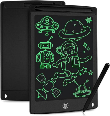 ARRX E-Writer Portable Ruff8.5inches LCD Paperless Memo Digital Tablet Notepad(Black)(Black)