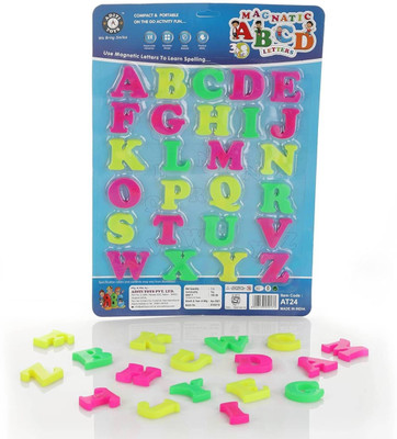 CHANAK Magnetic Learning Alphabet for Kids, Capital ABCD Magnetic Letter Symbol(Multicolor)