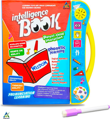 AGRAVAS Smart Intelligence Musical Learning Study E Book for Kids | Sound & Learning Toy(Multicolor)