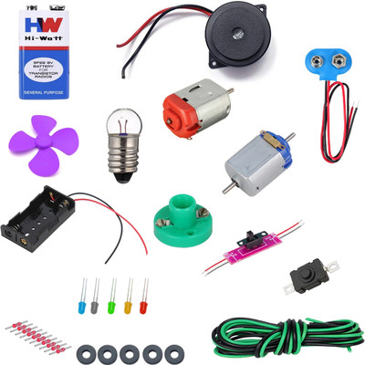 NEXT GEEK DIY Science Project Kit 20+ Experiment DC Motor Kit STEM(Multicolor)