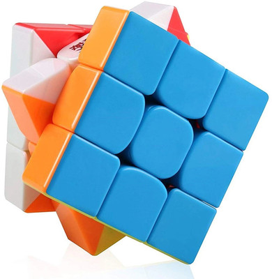 AKTOM High Speed Sticker less Magic 3x3x3 Brainstorming fantasy Puzzle Cube for(Beige)